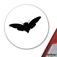 Aufkleber Motte Silhouette 10cm Sticker