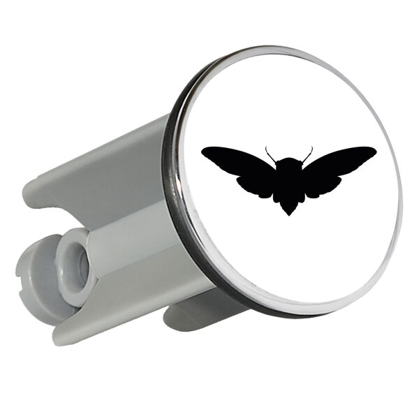 Waschbeckenstöpsel Motte Silhouette 4cm Abflussstopfen