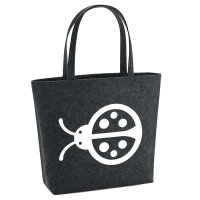 Filzshopper Marienkäfer Silhouette 22 Liter