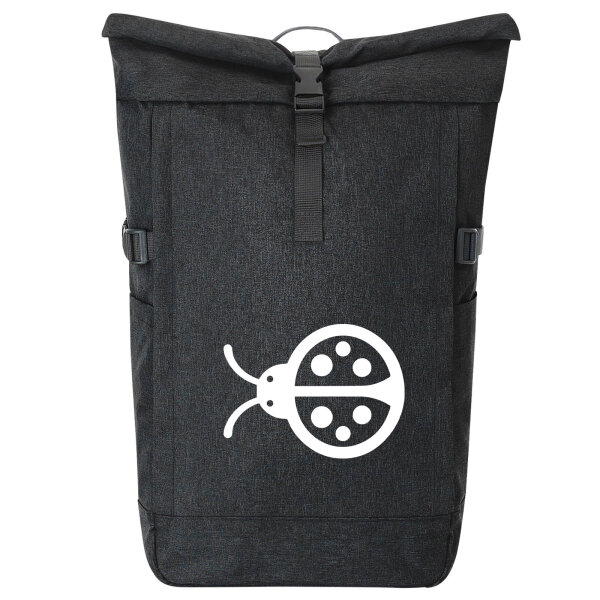 Kurierrucksack Marienkäfer Silhouette 30-44 Liter Black Melange