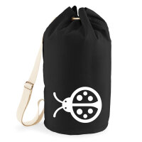 Seesack Marienkäfer Silhouette 20 Liter Rucksack Black