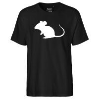 Herren T-Shirt Maus Silhouette Größe S-3XL