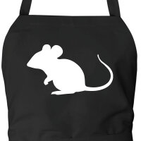 Schürze Maus Silhouette