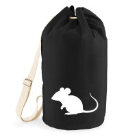 Seesack Maus Silhouette 20 Liter Rucksack Black