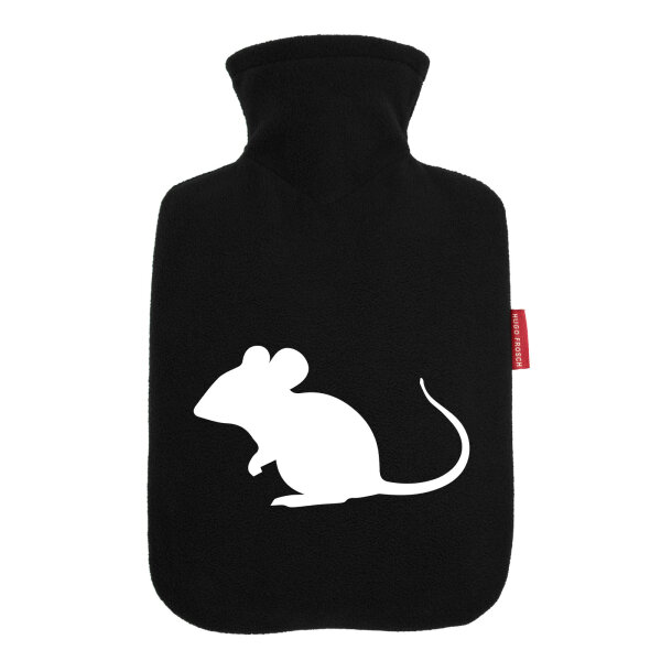 Wärmflasche Maus Silhouette