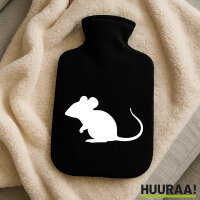 Wärmflasche Maus Silhouette