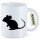 Kaffeetasse Maus Silhouette 330ml