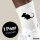 Socken Maus Silhouette Größe 37/46 White Motiv Tennissocken