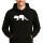 Unisex Hoodie Frettchen Silhouette Größe S-3XL