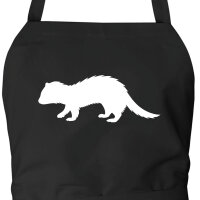Schürze Frettchen Silhouette