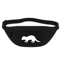 Bauchtasche Frettchen Silhouette 2,5 Liter Black