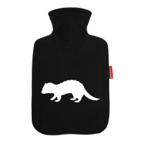 Wärmflasche Frettchen Silhouette