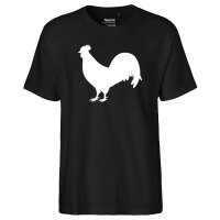 Herren T-Shirt Hahn Silhouette Größe S-3XL