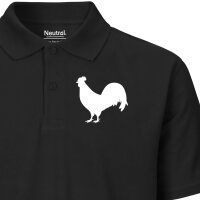 Herren Polo Shirt Hahn Silhouette Größe S-3XL