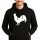 Unisex Hoodie Hahn Silhouette Größe S-3XL