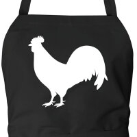 Schürze Hahn Silhouette