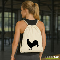 Turnbeutel Hahn Silhouette 12 Liter