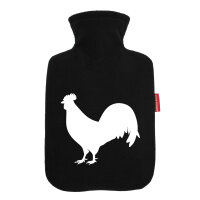 Wärmflasche Hahn Silhouette