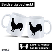 Kaffeetasse Hahn Silhouette 330ml