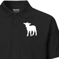 Damen Polo Shirt Lamm Silhouette Größe XS-XXL