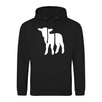 Unisex Hoodie Lamm Silhouette Größe S-3XL