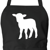 Schürze Lamm Silhouette