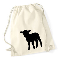 Turnbeutel Lamm Silhouette 12 Liter