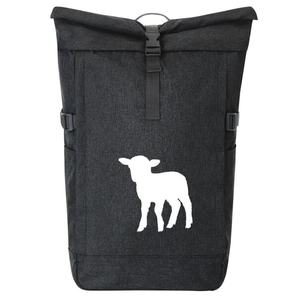 Kurierrucksack Lamm Silhouette 30-44 Liter Black Melange