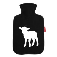 Wärmflasche Lamm Silhouette