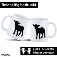 Kaffeetasse Lamm Silhouette 330ml