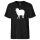 Herren T-Shirt Schaf Silhouette Größe S-3XL