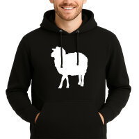 Unisex Hoodie Schaf Silhouette Größe S-3XL