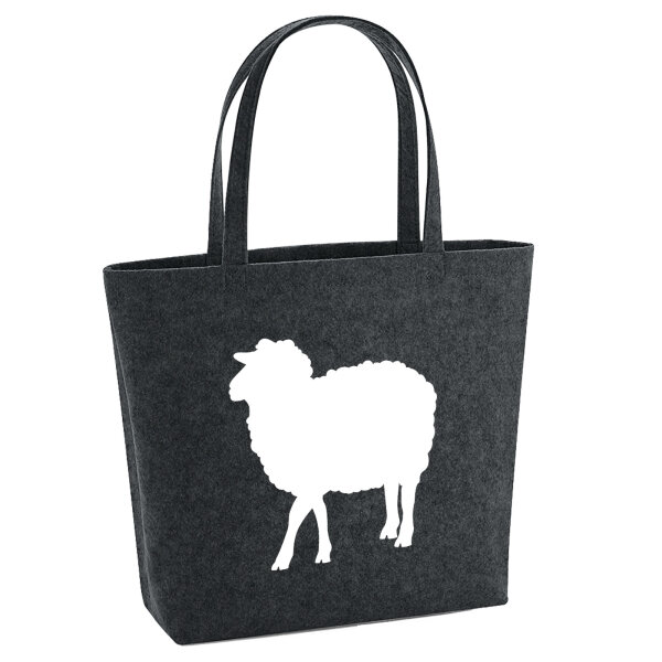 Filzshopper Schaf Silhouette 22 Liter