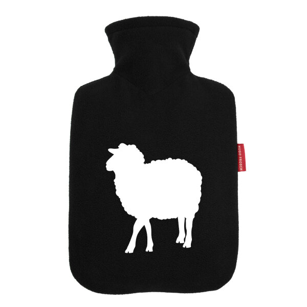 Wärmflasche Schaf Silhouette