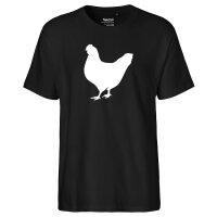Herren T-Shirt Huhn Silhouette Größe S-3XL