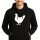Unisex Hoodie Huhn Silhouette Größe S-3XL