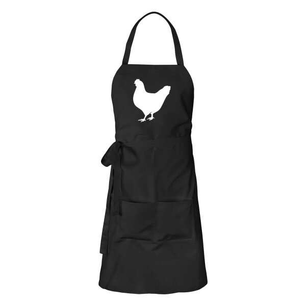 Schürze Huhn Silhouette