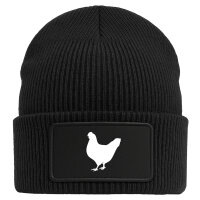 Beanie Huhn Silhouette