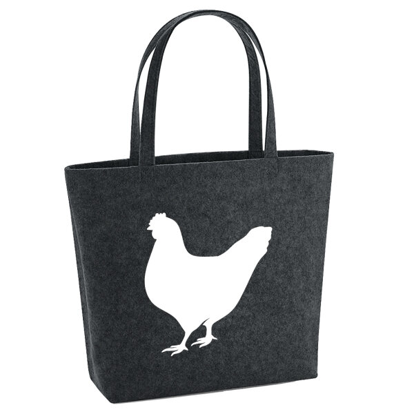Filzshopper Huhn Silhouette 22 Liter