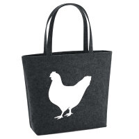 Filzshopper Huhn Silhouette 22 Liter