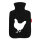 Wärmflasche Huhn Silhouette