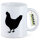 Kaffeetasse Huhn Silhouette 330ml