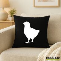 Kissen Küken Silhouette 40x40cm