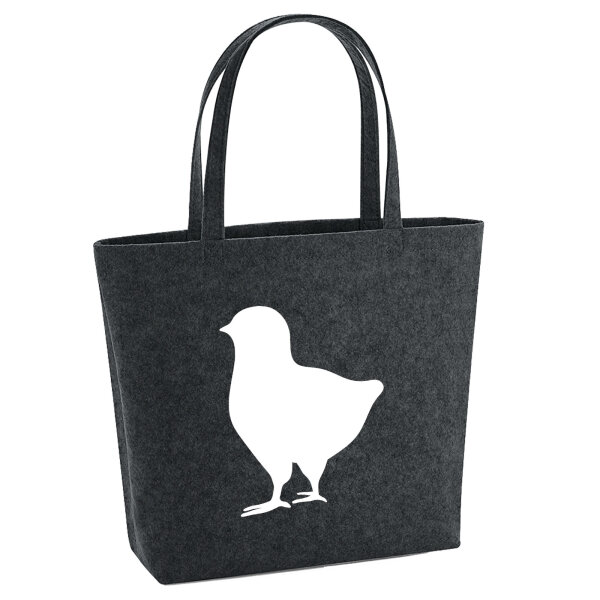 Filzshopper Küken Silhouette 22 Liter