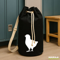 Seesack Küken Silhouette 20 Liter Rucksack Black