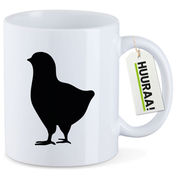 Kaffeetasse Küken Silhouette 330ml