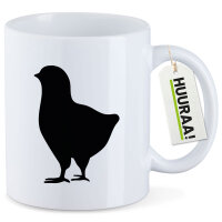 Kaffeetasse Küken Silhouette 330ml