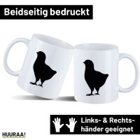 Kaffeetasse Küken Silhouette 330ml