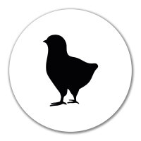 Aufkleber Küken Silhouette 10cm Sticker