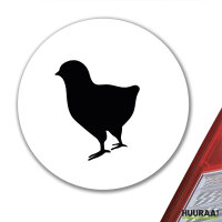 Aufkleber Küken Silhouette 10cm Sticker